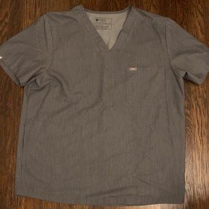 FIGS - Chisec - Scrub top, Mens XL Graphite